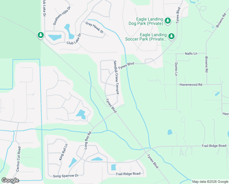map of restaurants, bars, coffee shops, grocery stores, and more near 3954 White Pelican Way in Middleburg