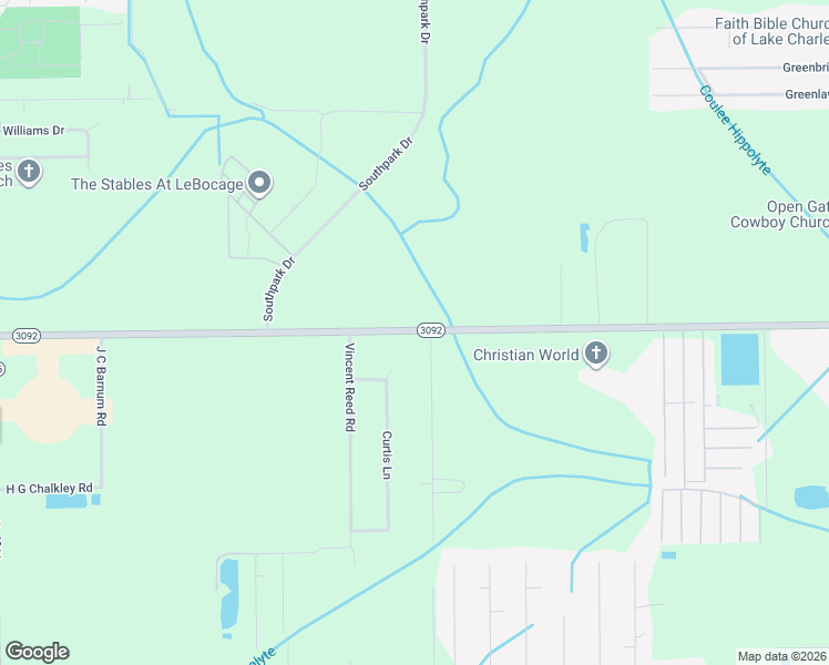 map of restaurants, bars, coffee shops, grocery stores, and more near 1553 East Gauthier Road in Lake Charles