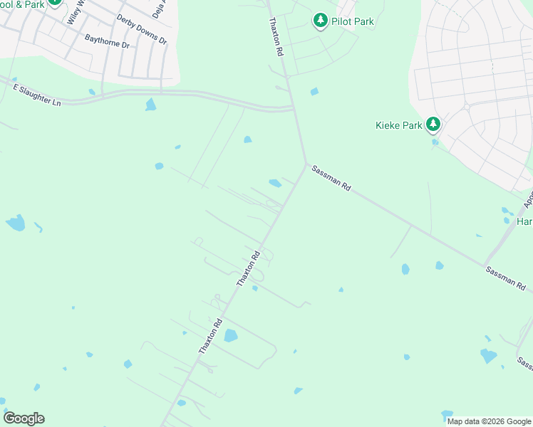 map of restaurants, bars, coffee shops, grocery stores, and more near 9212 Thaxton Road in Austin