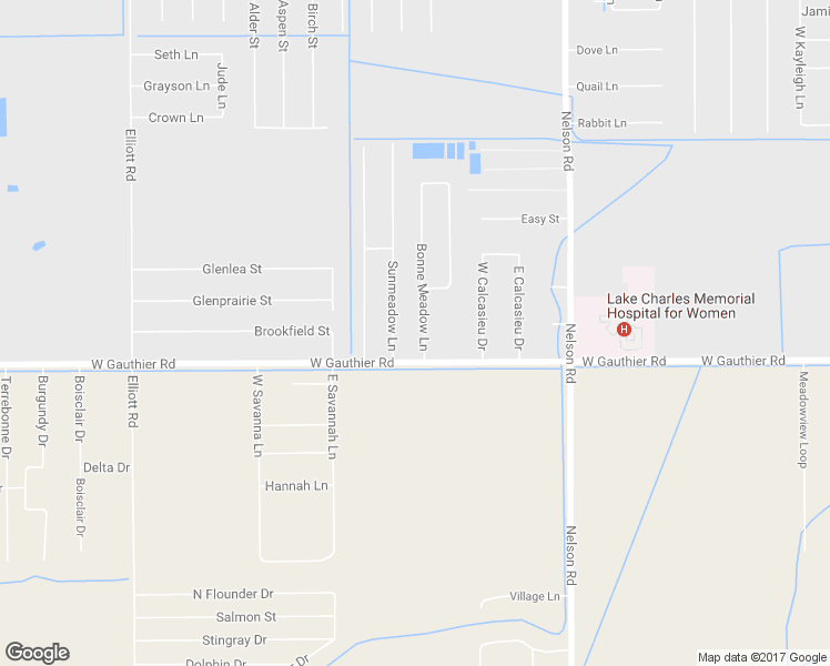 map of restaurants, bars, coffee shops, grocery stores, and more near 6820 Bonne Meadow Lane in Lake Charles