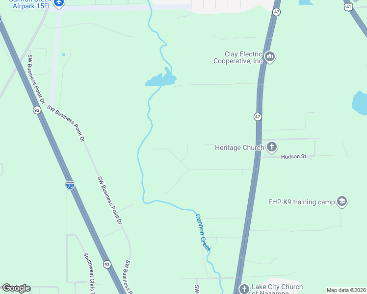 map of restaurants, bars, coffee shops, grocery stores, and more near 535 SW Broderick Dr in Lake City