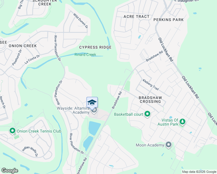 map of restaurants, bars, coffee shops, grocery stores, and more near 5012 Interlachen Lane in Austin