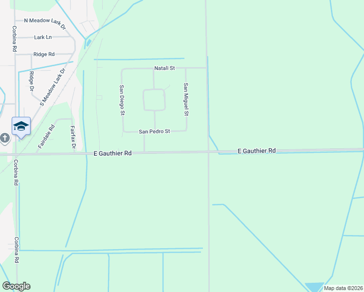 map of restaurants, bars, coffee shops, grocery stores, and more near 4033 San Pedro St in Lake Charles