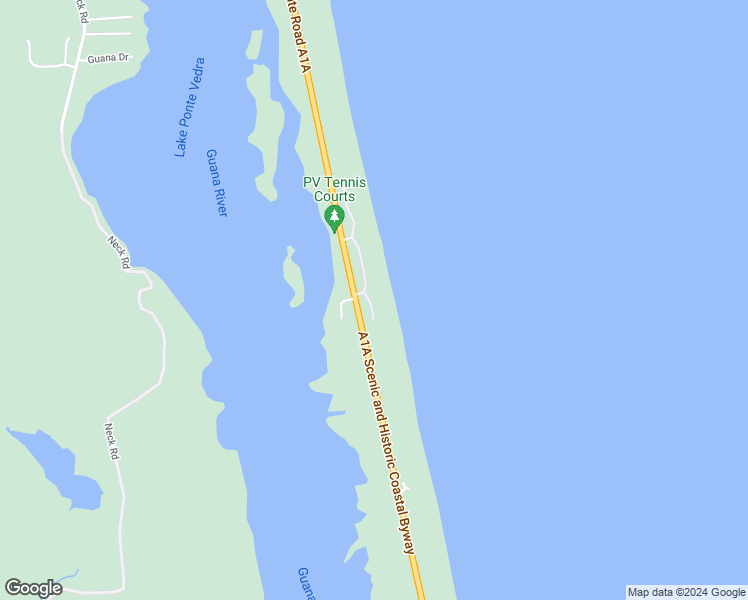 map of restaurants, bars, coffee shops, grocery stores, and more near 119 Sea Hammock Way in Ponte Vedra Beach