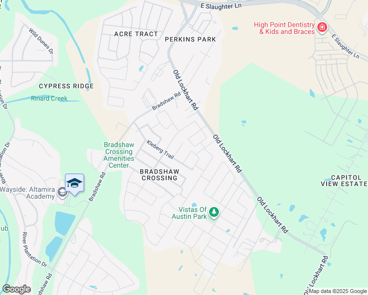 map of restaurants, bars, coffee shops, grocery stores, and more near 10117 Copper Ridge Cove in Austin