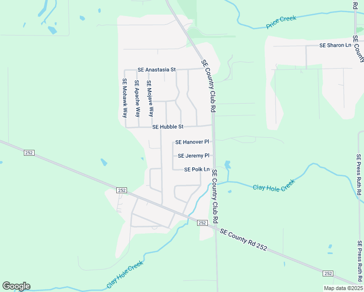 map of restaurants, bars, coffee shops, grocery stores, and more near 268 Southeast Hanover Place in Lake City