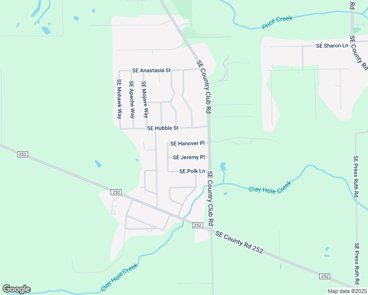 map of restaurants, bars, coffee shops, grocery stores, and more near 268 Southeast Hanover Place in Lake City