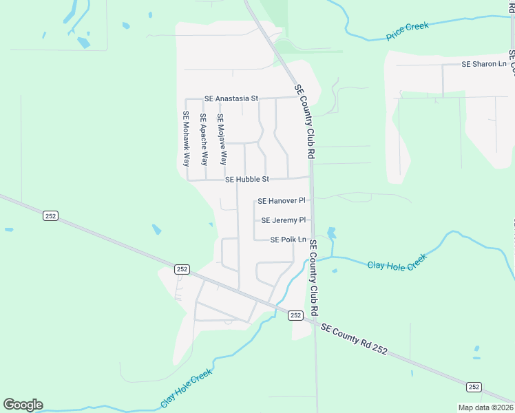 map of restaurants, bars, coffee shops, grocery stores, and more near 268 Southeast Hanover Place in Lake City