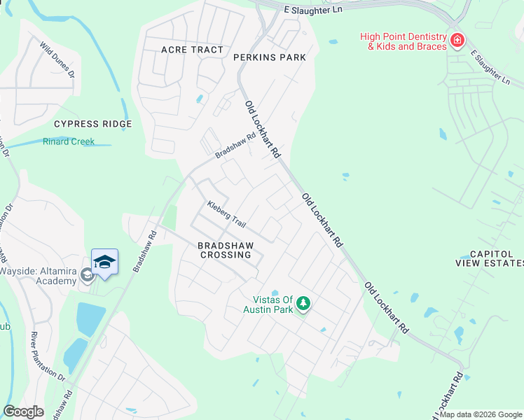map of restaurants, bars, coffee shops, grocery stores, and more near 10101 Copper Ridge Cove in Austin