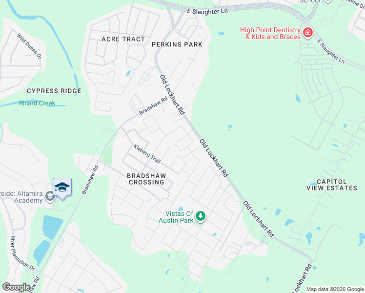 map of restaurants, bars, coffee shops, grocery stores, and more near 10101 Copper Ridge Cove in Austin