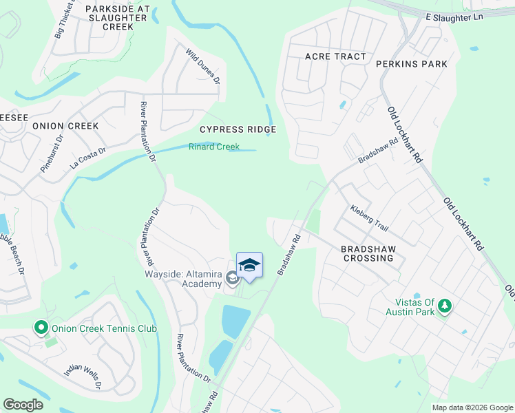 map of restaurants, bars, coffee shops, grocery stores, and more near 5012 Interlachen Lane in Austin
