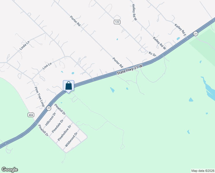 map of restaurants, bars, coffee shops, grocery stores, and more near 853-909 Highway 21 in Bastrop