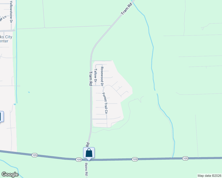 map of restaurants, bars, coffee shops, grocery stores, and more near 6850 Forest Trail Circle in Beaumont