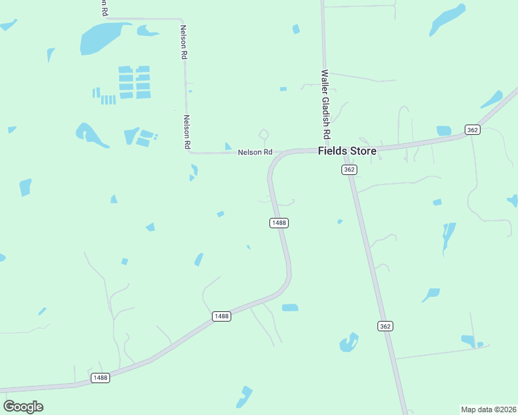 map of restaurants, bars, coffee shops, grocery stores, and more near 34444 Farm to Market Road 1488 in Hempstead