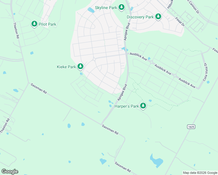 map of restaurants, bars, coffee shops, grocery stores, and more near 8413 Hubble Walk in Austin