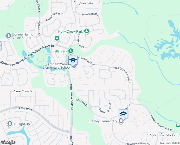 map of restaurants, bars, coffee shops, grocery stores, and more near 3747 Prelude Springs Lane in Spring