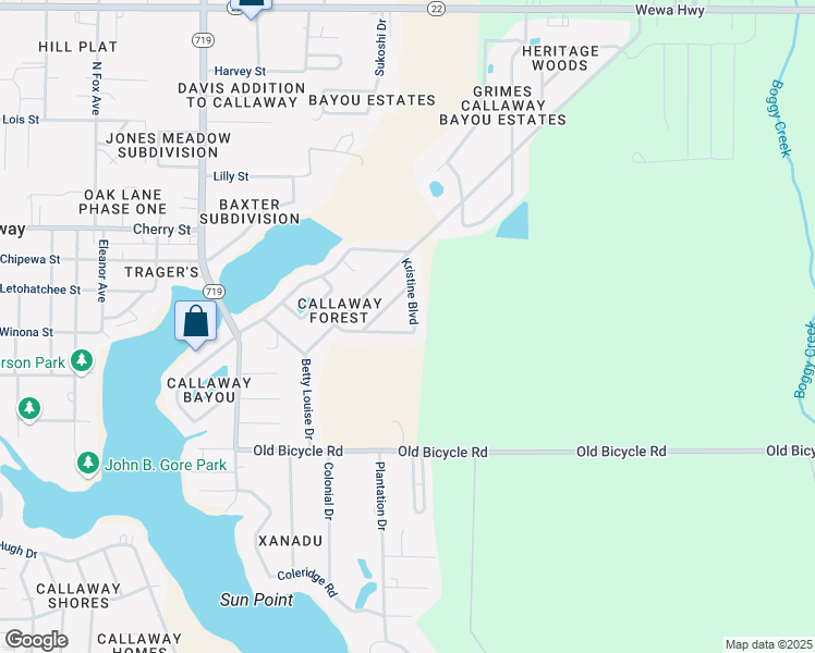 map of restaurants, bars, coffee shops, grocery stores, and more near 135 Kristine Boulevard in Panama City