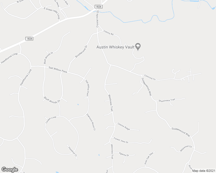 map of restaurants, bars, coffee shops, grocery stores, and more near 8501 Persimmon Grove in Austin