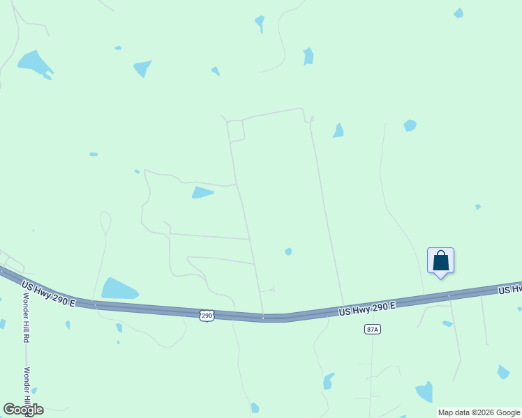 map of restaurants, bars, coffee shops, grocery stores, and more near 4007 Highway 290 East in Brenham
