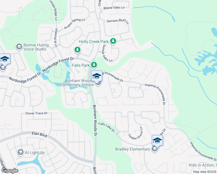 map of restaurants, bars, coffee shops, grocery stores, and more near 31029 Sunfall Trail Lane in Spring