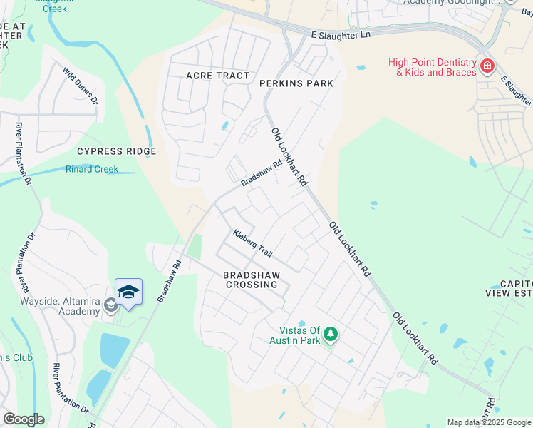 map of restaurants, bars, coffee shops, grocery stores, and more near 5709 Little Theater Bend in Austin