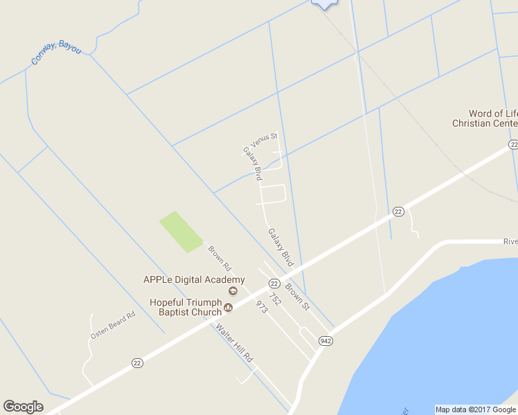 map of restaurants, bars, coffee shops, grocery stores, and more near 5141 Galaxy Boulevard in Darrow