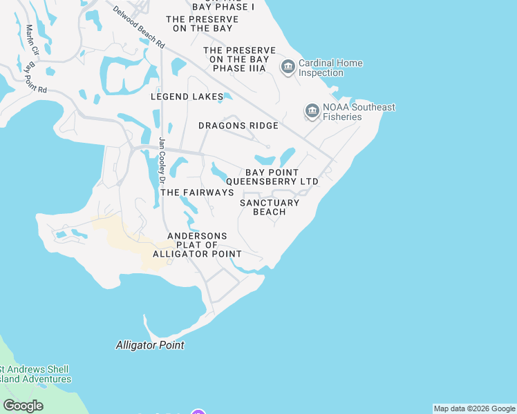 map of restaurants, bars, coffee shops, grocery stores, and more near 3904 Magnolia Bluff Lane in Panama City