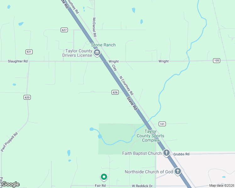 map of restaurants, bars, coffee shops, grocery stores, and more near 2315 Cy Strickland Road in Perry