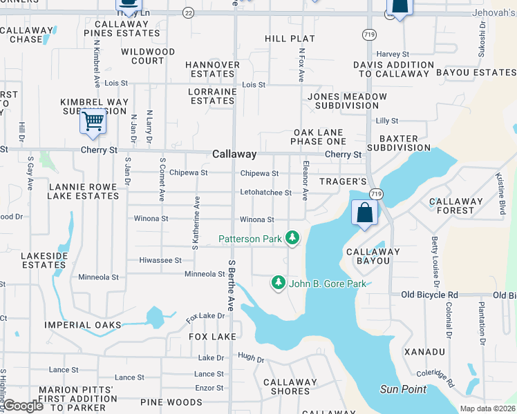 map of restaurants, bars, coffee shops, grocery stores, and more near 224 Viola Avenue in Panama City