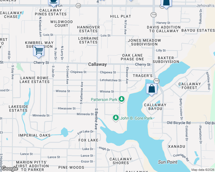 map of restaurants, bars, coffee shops, grocery stores, and more near 224 Viola Avenue in Panama City