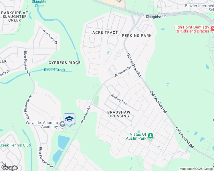 map of restaurants, bars, coffee shops, grocery stores, and more near 10216 Lone Pine Lane in Austin