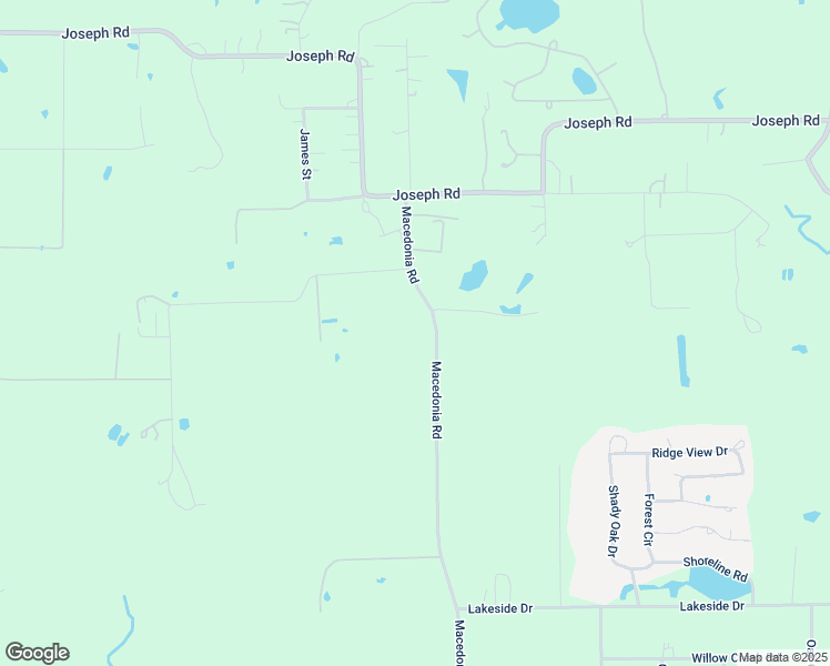 map of restaurants, bars, coffee shops, grocery stores, and more near 25425 Macedonia Road in Hockley