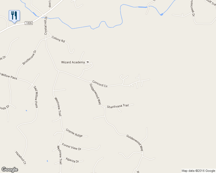 map of restaurants, bars, coffee shops, grocery stores, and more near 24 Concord Circle in Austin