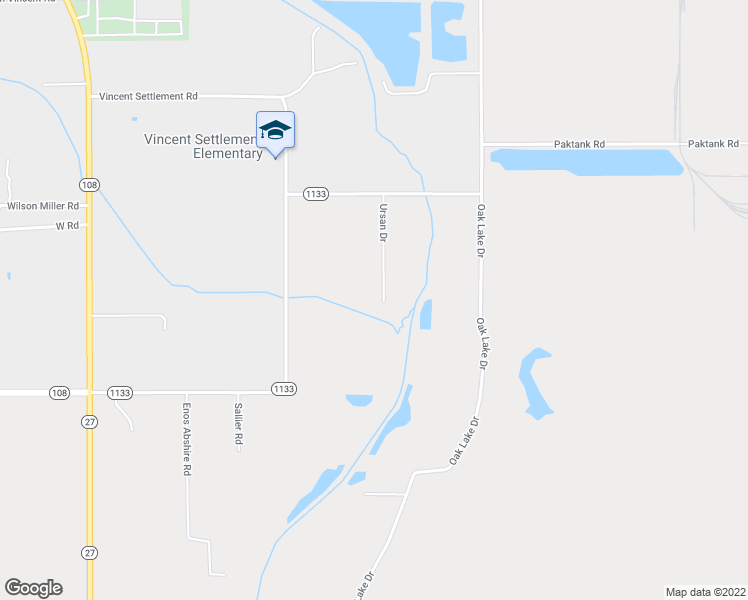 map of restaurants, bars, coffee shops, grocery stores, and more near 6616 Ursan Drive in Sulphur