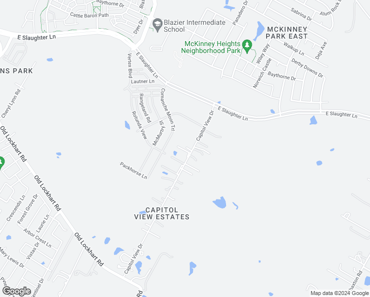 map of restaurants, bars, coffee shops, grocery stores, and more near 9506 Capitol View Drive in Austin