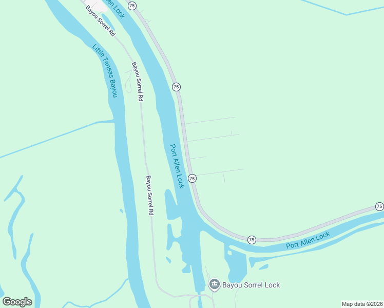 map of restaurants, bars, coffee shops, grocery stores, and more near 32998 Gracie Lane in Plaquemine