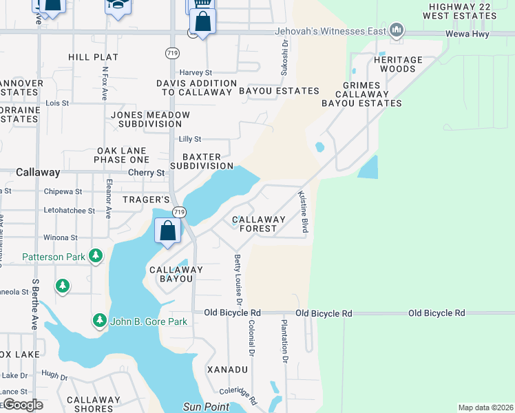 map of restaurants, bars, coffee shops, grocery stores, and more near 228 Collinfurst Square in Panama City