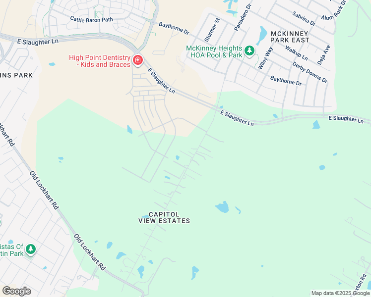 map of restaurants, bars, coffee shops, grocery stores, and more near 9506 Capitol View Drive in Austin