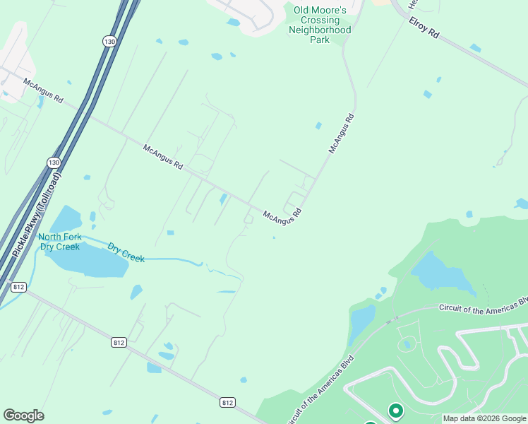 map of restaurants, bars, coffee shops, grocery stores, and more near 9428 McAngus Road in Travis County