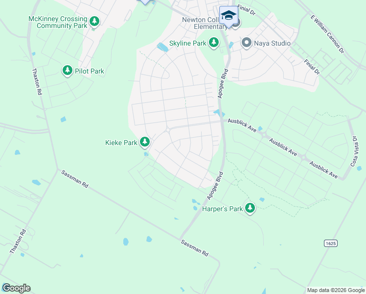 map of restaurants, bars, coffee shops, grocery stores, and more near 8901 Chrysler Bend in Austin