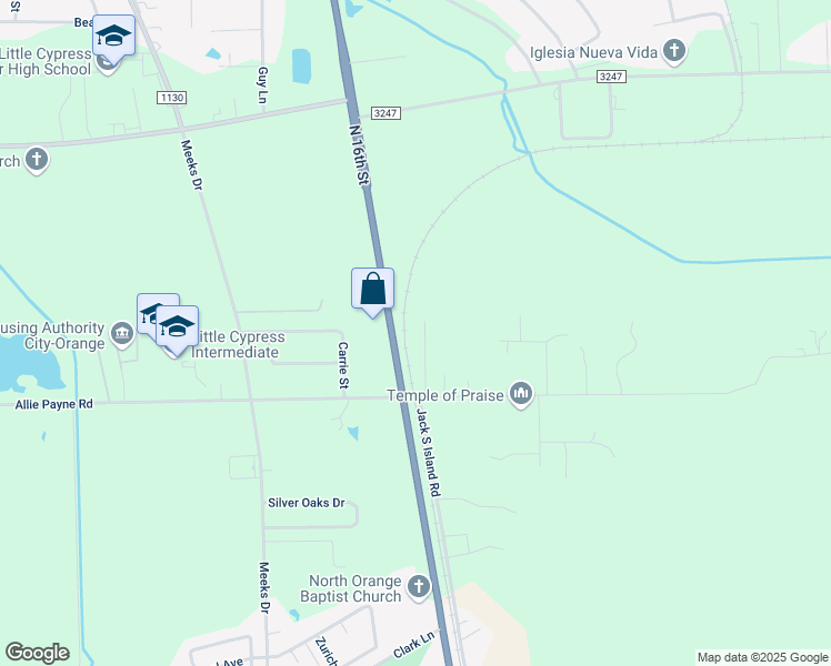 map of restaurants, bars, coffee shops, grocery stores, and more near 5711 Mickler Dr in Orange