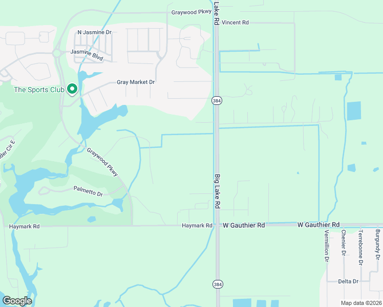 map of restaurants, bars, coffee shops, grocery stores, and more near 6478 Big Lake Rd in Lake Charles