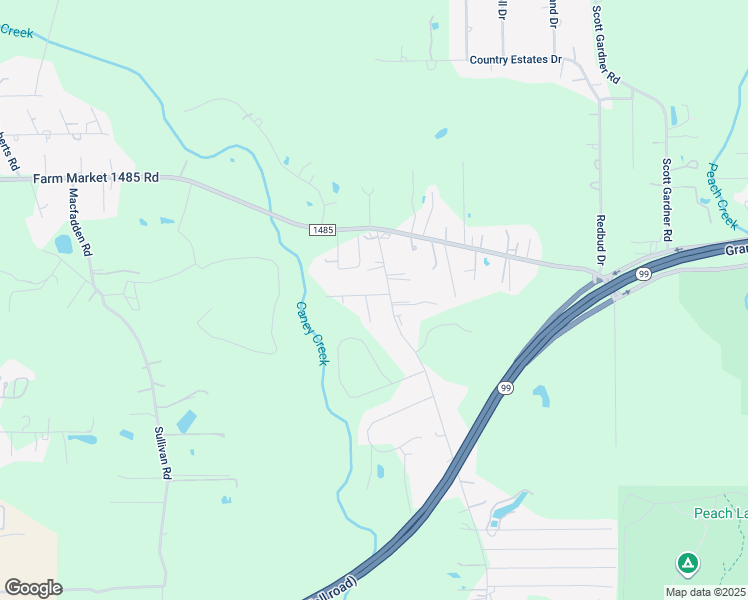 map of restaurants, bars, coffee shops, grocery stores, and more near 20637 Sunset Alps Drive in New Caney