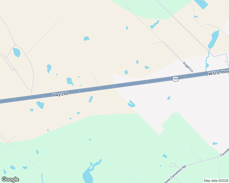 map of restaurants, bars, coffee shops, grocery stores, and more near 1629 West 290 in Carmine