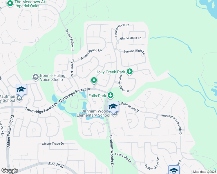 map of restaurants, bars, coffee shops, grocery stores, and more near 3622 Sawyer Bend Lane in Spring