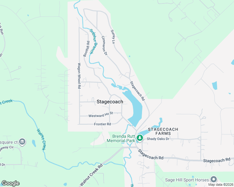 map of restaurants, bars, coffee shops, grocery stores, and more near 16133 Stagecoach Road in Stagecoach