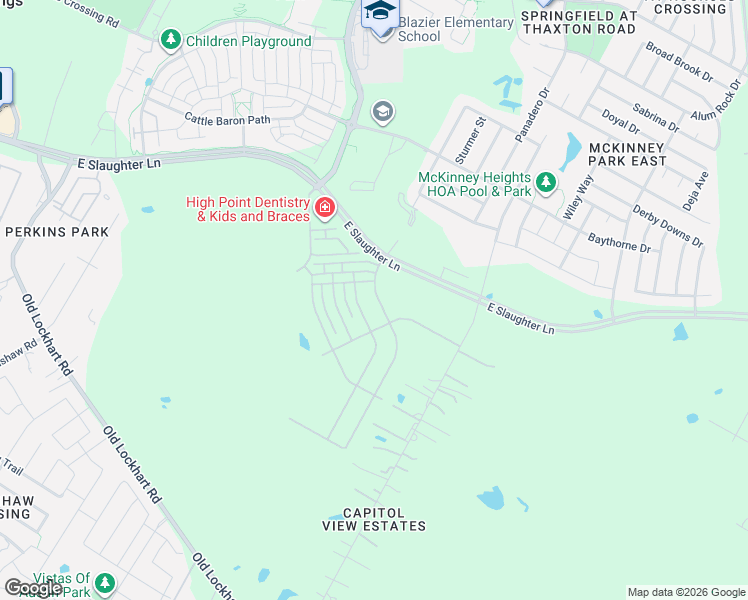 map of restaurants, bars, coffee shops, grocery stores, and more near 5902 Comanche Moon Trail in Austin
