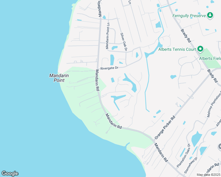 map of restaurants, bars, coffee shops, grocery stores, and more near 13267 Mandarin Road in Jacksonville