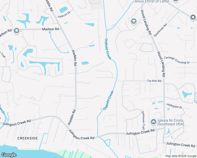 map of restaurants, bars, coffee shops, grocery stores, and more near 3901 Tar Kiln Road in Jacksonville