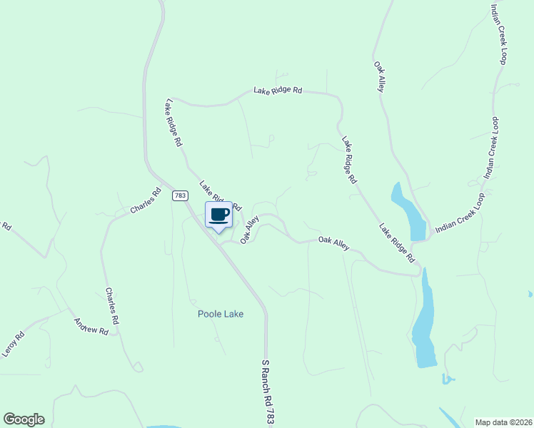 map of restaurants, bars, coffee shops, grocery stores, and more near 638-648 Lake Ridge Road in Kerrville